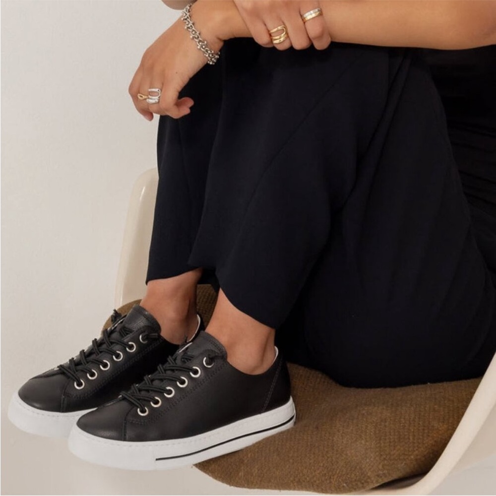 Paul Green Hadley Platform Sneaker black, SIZE 6 1/2